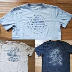 Bundle of 3 Express Mens Graphic T-shirts Medium